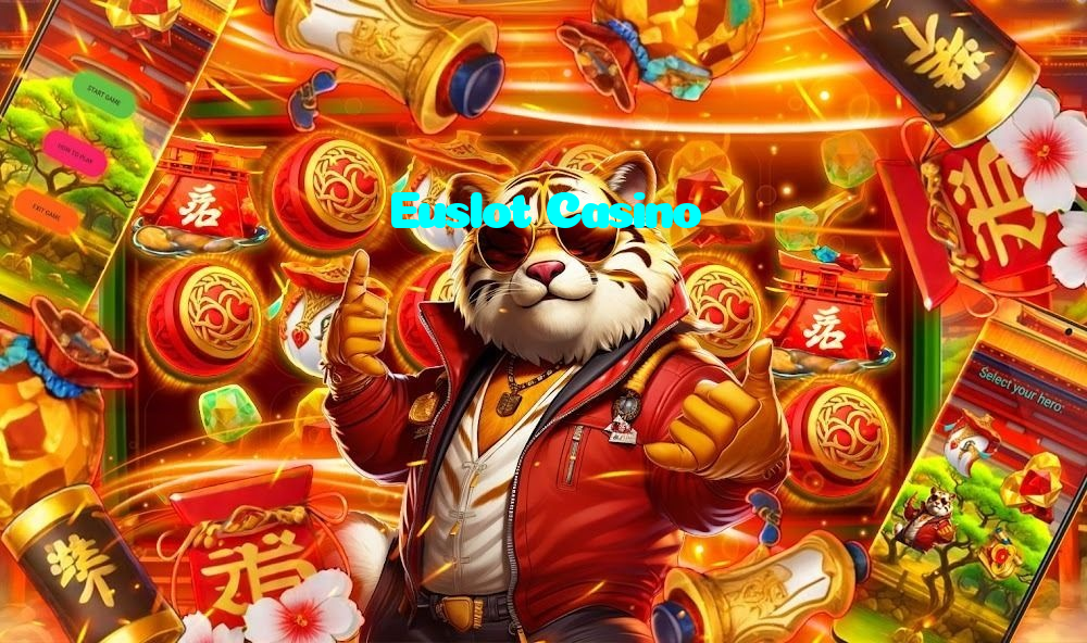 Euslot Casino casino presented on mobile device in Pakistan with slots and live games